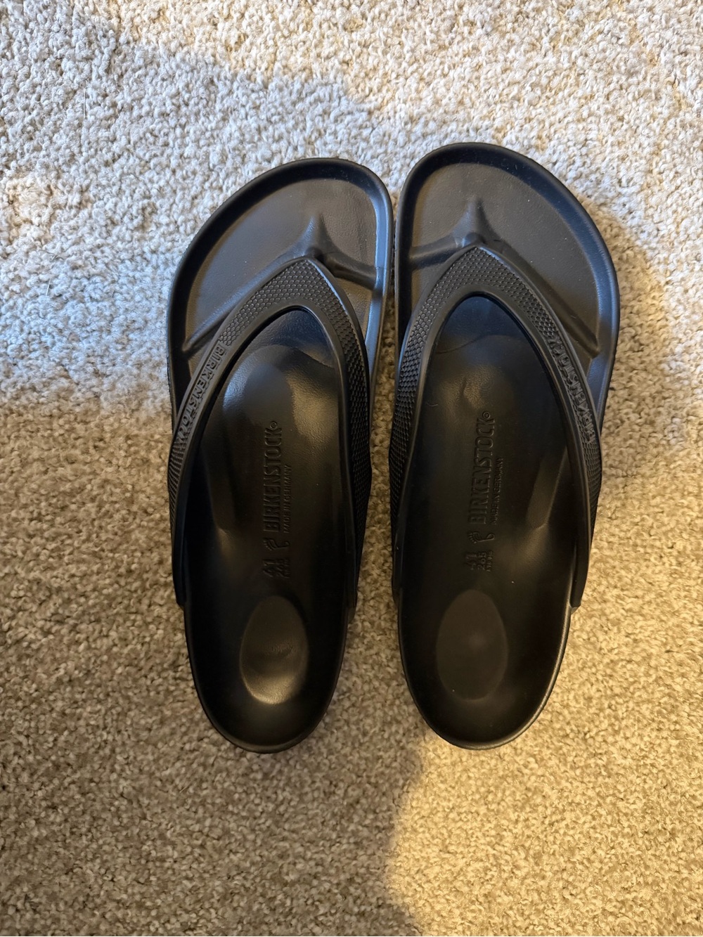 Birkenstock Flip Flops - Black Size 41